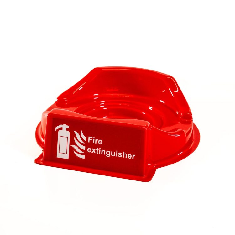 Single extinguisher fire point in red